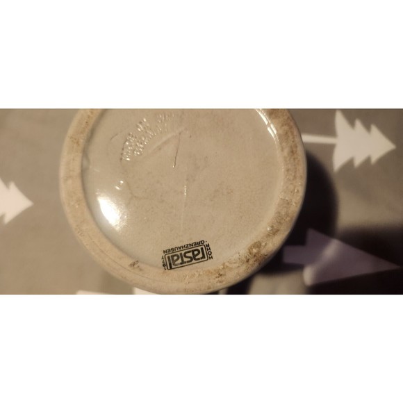 Vintage West German Eder Bier Pottery Beer Stein Mug Bar Glass 0.5L Tavern - Picture 6 of 8